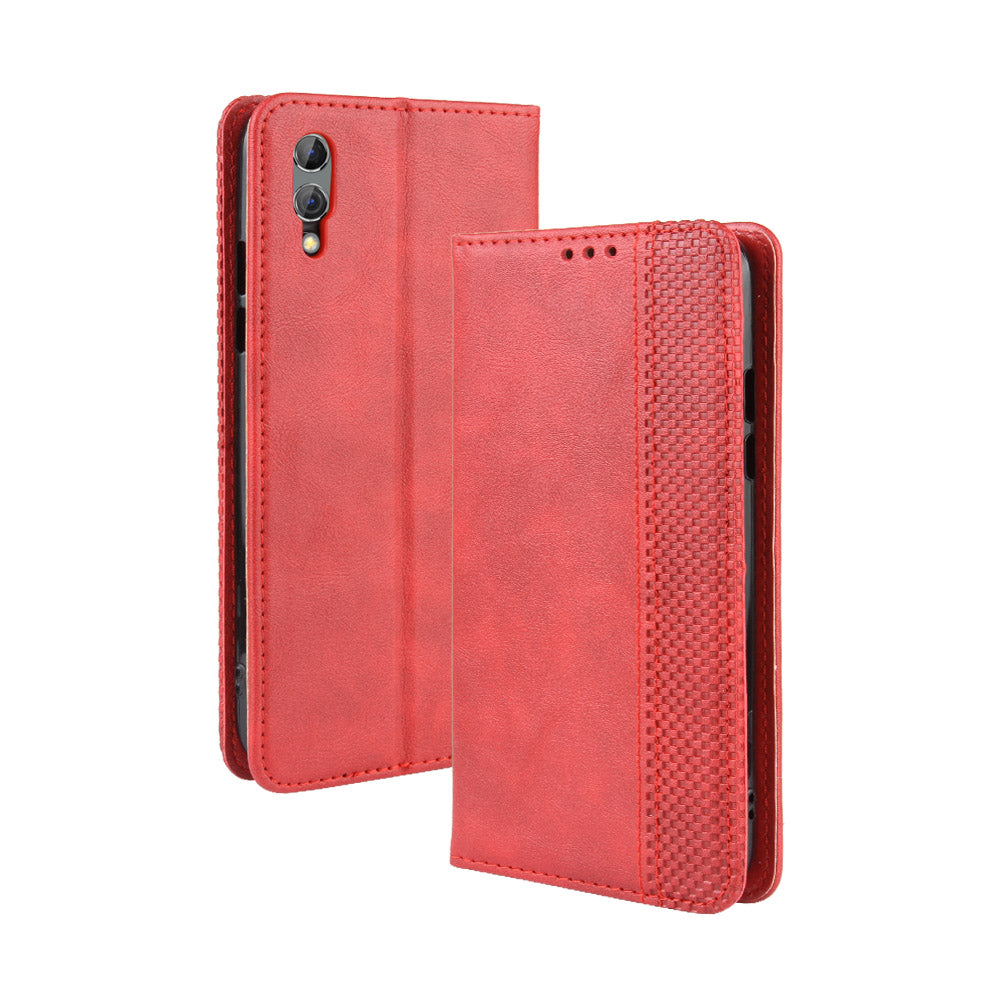 Retro Style PU Leather Stand Wallet Phone Casing for Xiaomi Black Shark 2/Black Shark 2 Pro
