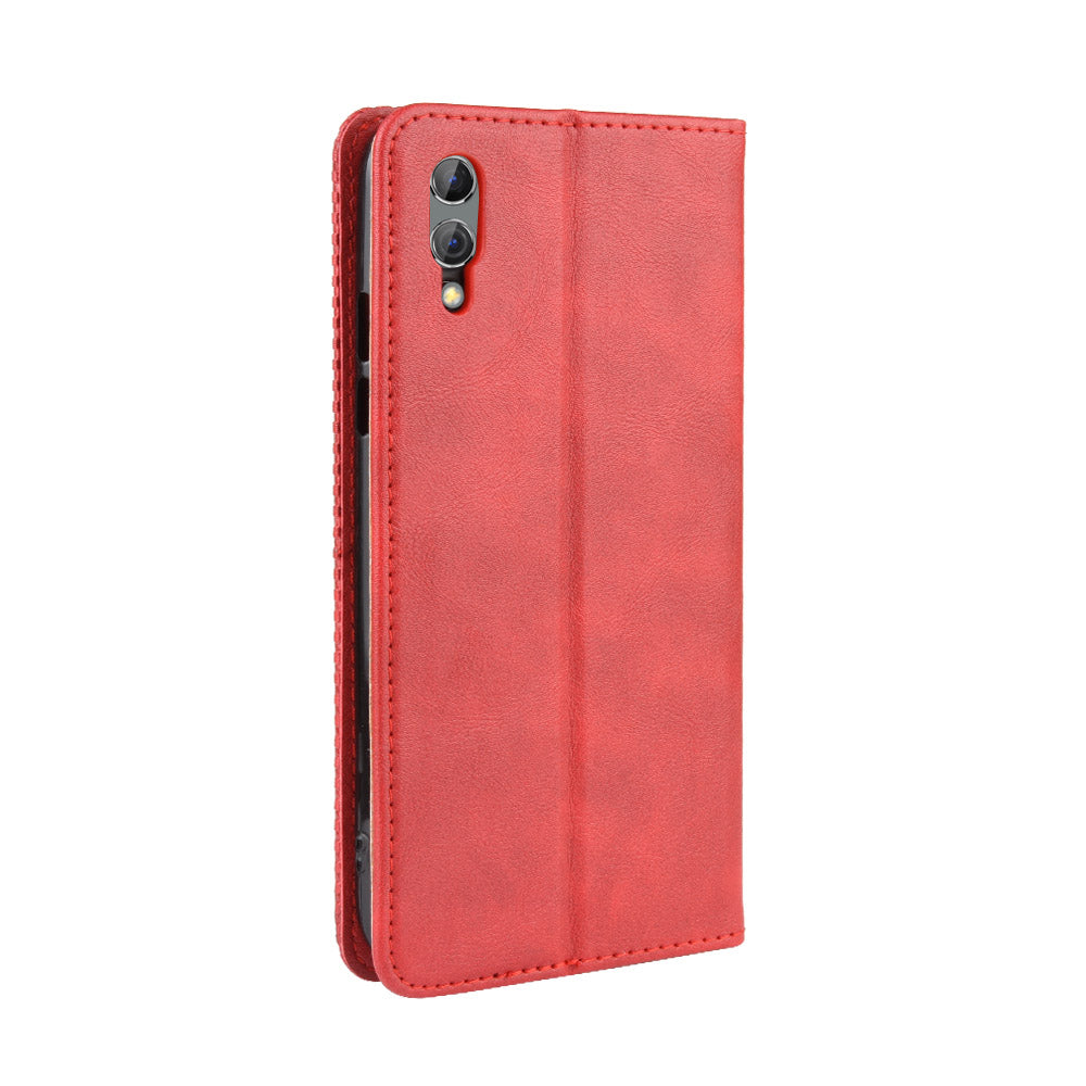 Retro Style PU Leather Stand Wallet Phone Casing for Xiaomi Black Shark 2/Black Shark 2 Pro