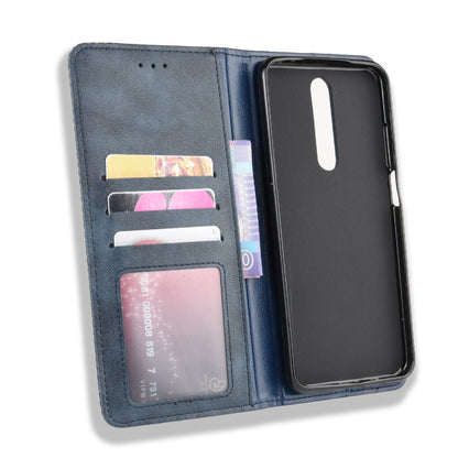 Retro Style Auto-absorbed Leather Covering for Xiaomi Redmi K30/Poco X2/K30 5G