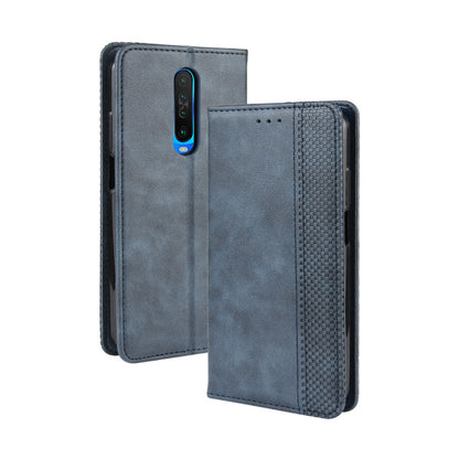 Retro Style Auto-absorbed Leather Covering for Xiaomi Redmi K30/Poco X2/K30 5G