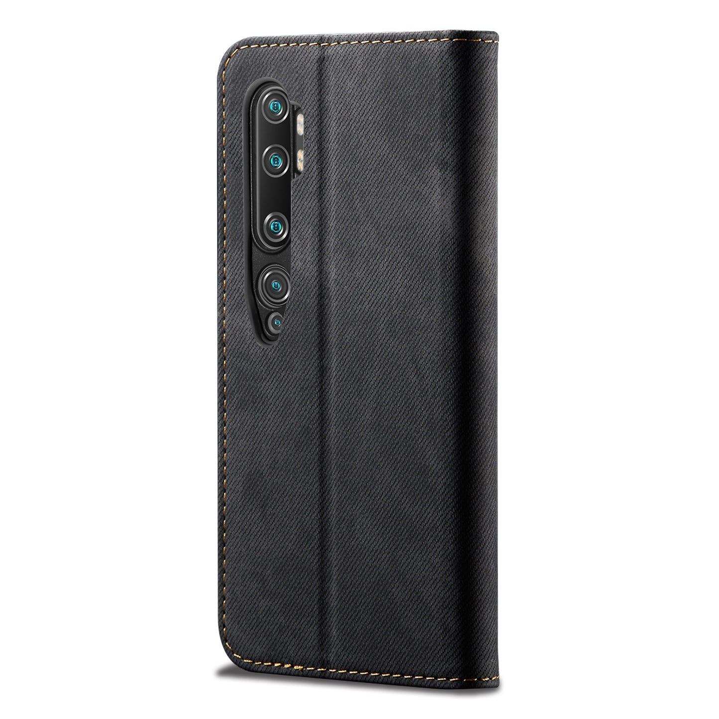 Retro Style Jeans Cloth Leather Wallet Case for Xiaomi Mi CC9 Pro / Mi Note 10 / Mi Note 10 Pro