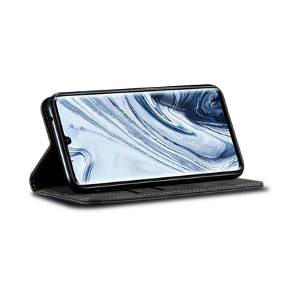 Retro Style Jeans Cloth Leather Wallet Case for Xiaomi Mi CC9 Pro / Mi Note 10 / Mi Note 10 Pro