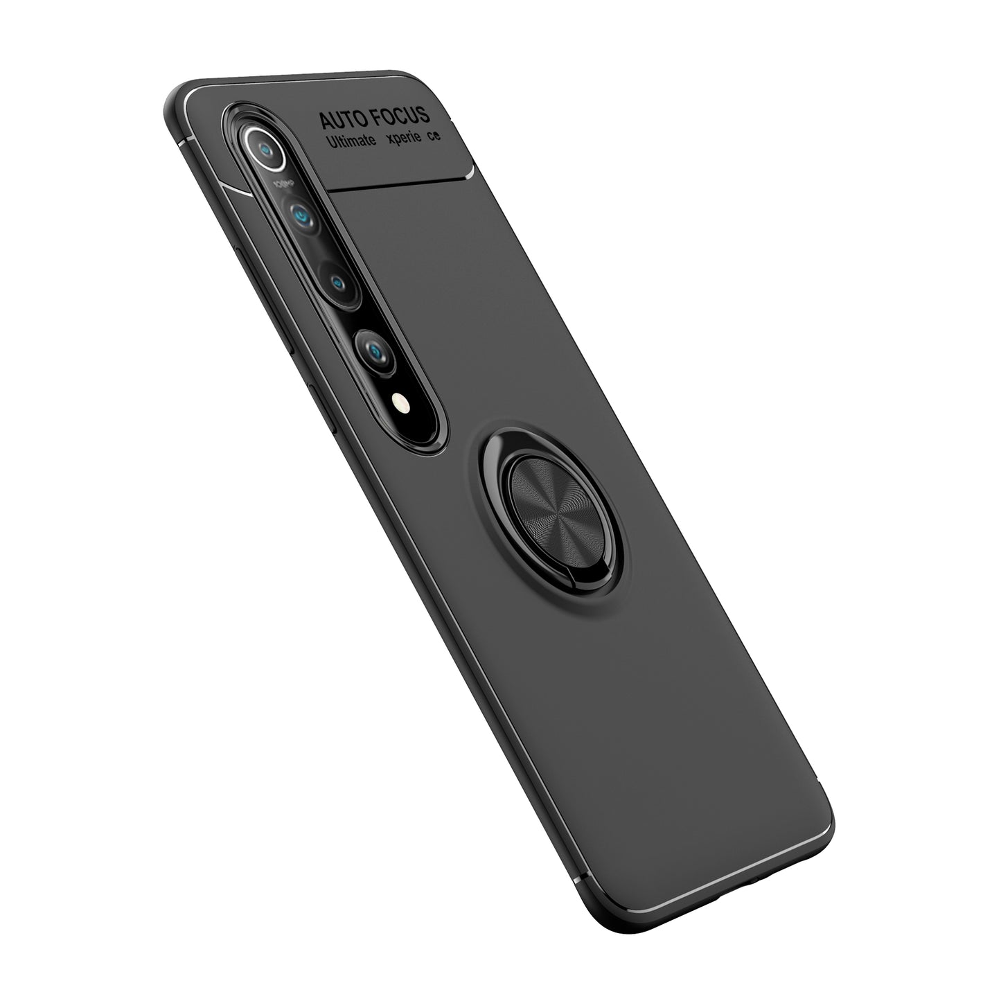 Finger Ring Kickstand TPU Case for Xiaomi Mi 10 / Mi 10 Pro (Built-in Metal Sheet)