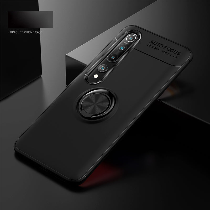Finger Ring Kickstand TPU Case for Xiaomi Mi 10 / Mi 10 Pro (Built-in Metal Sheet)