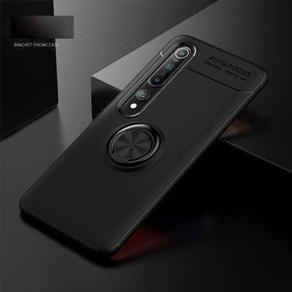 Finger Ring Kickstand TPU Case for Xiaomi Mi 10 / Mi 10 Pro (Built-in Metal Sheet)