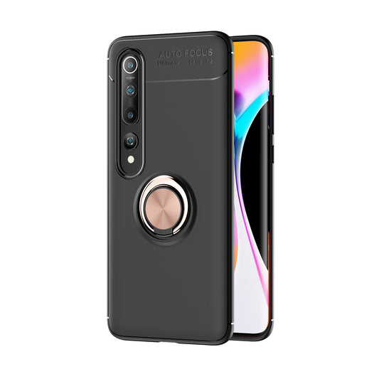 Finger Ring Kickstand TPU Case for Xiaomi Mi 10 / Mi 10 Pro (Built-in Metal Sheet)