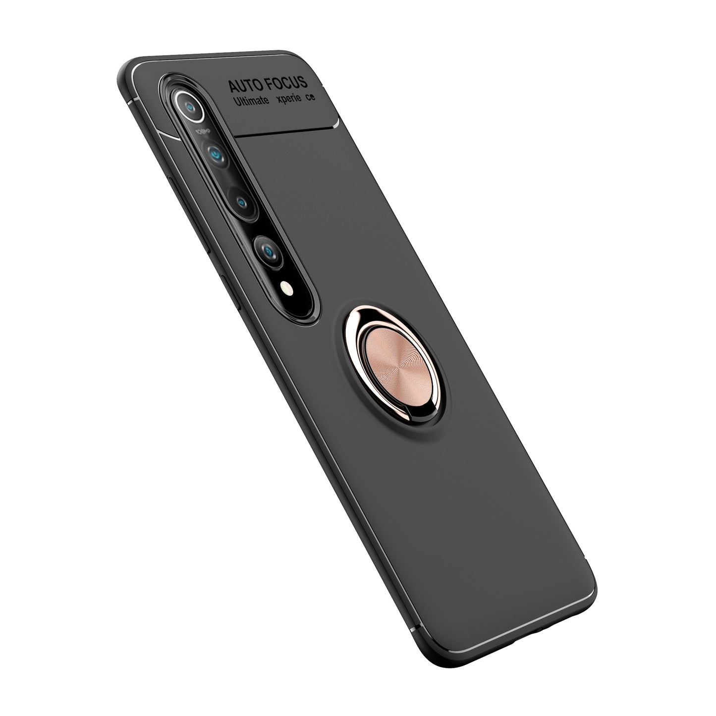 Finger Ring Kickstand TPU Case for Xiaomi Mi 10 / Mi 10 Pro (Built-in Metal Sheet)