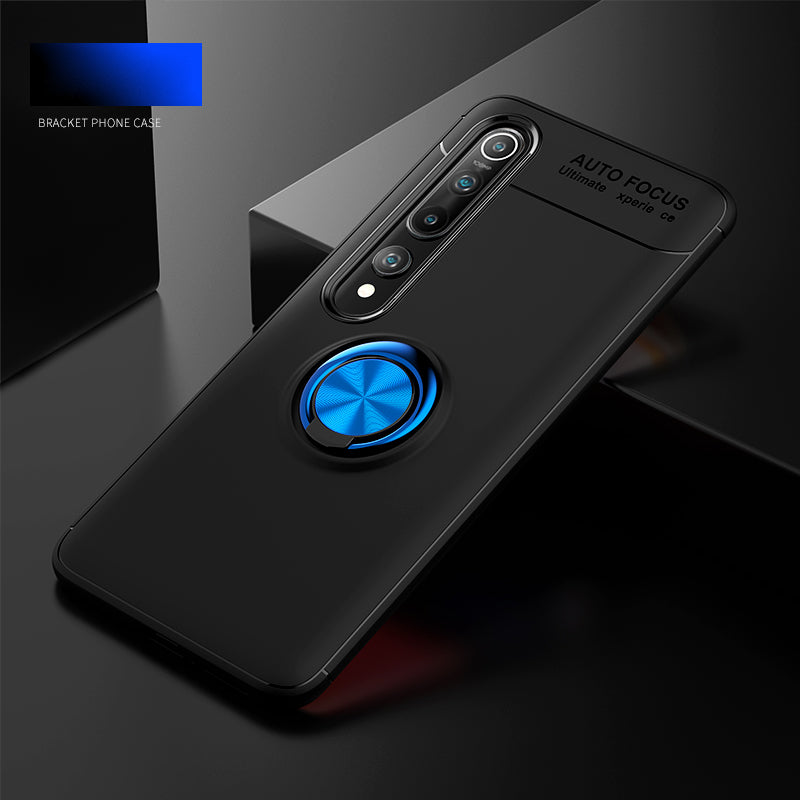 Finger Ring Kickstand TPU Case for Xiaomi Mi 10 / Mi 10 Pro (Built-in Metal Sheet)