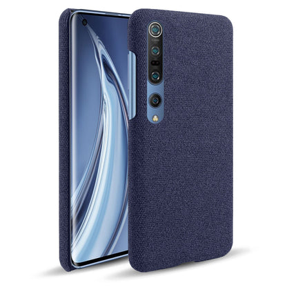 KSQ Cloth Coated Plastic Hard Phone Shell for Xiaomi Mi 10/Mi 10 Pro