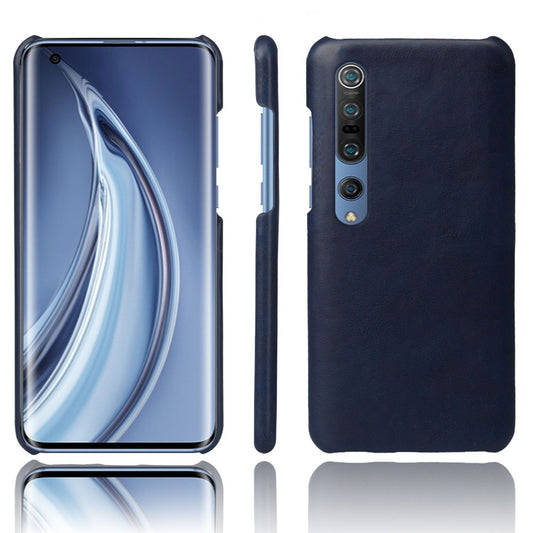 KSQ Crazy Horse PU Leather Coated Hard PC Case Phone Shell for Xiaomi Mi 10/10 Pro