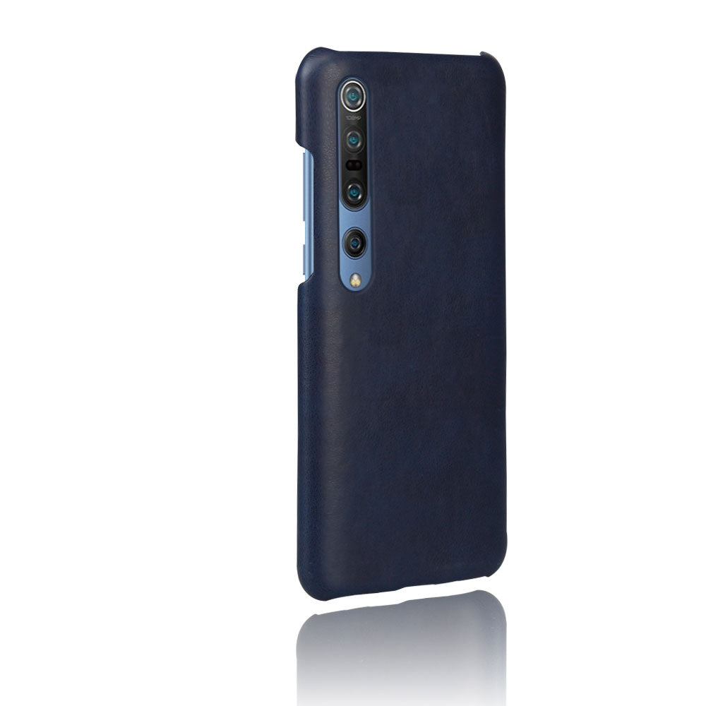 KSQ Crazy Horse PU Leather Coated Hard PC Case Phone Shell for Xiaomi Mi 10/10 Pro