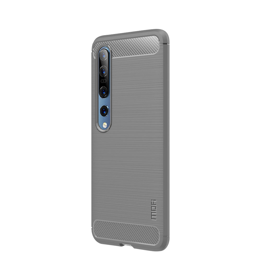 MOFI Carbon Fiber Brushed TPU Protector Cover for Xiaomi Mi 10/Mi 10 Pro