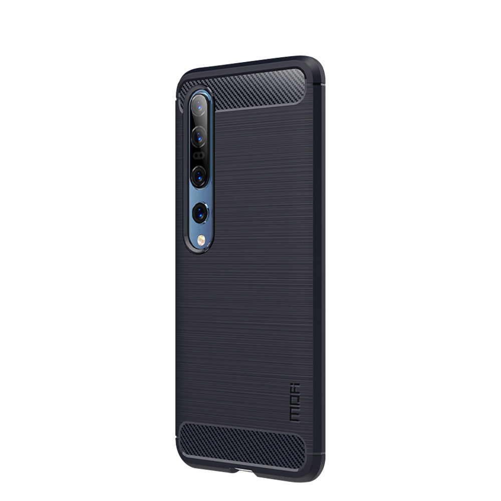 MOFI Carbon Fiber Brushed TPU Protector Cover for Xiaomi Mi 10/Mi 10 Pro