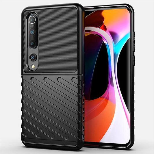 Thunder Series Twill Texture Soft TPU Phone Case for Xiaomi Mi 10