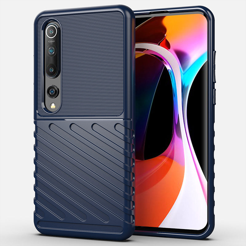 Thunder Series Twill Texture Soft TPU Phone Case for Xiaomi Mi 10