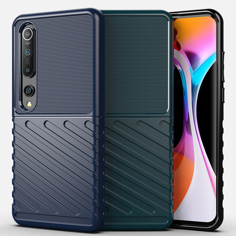 Thunder Series Twill Texture Soft TPU Phone Case for Xiaomi Mi 10