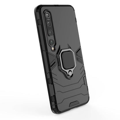 Cool Guard Ring Holder Kickstand PC TPU Hybrid Case Protective Shell for Xiaomi Mi 10