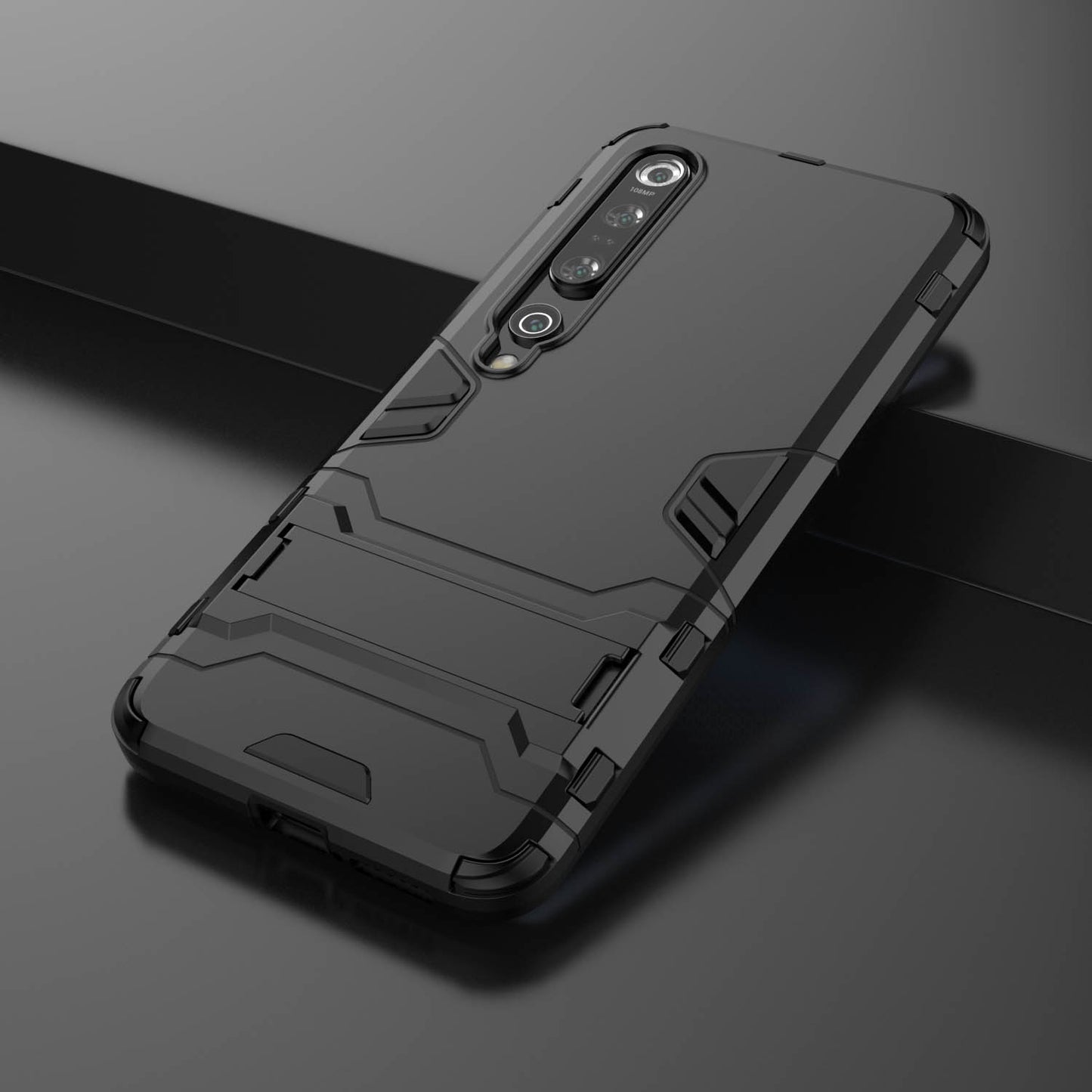 Cool Guard Hybrid PC + TPU Mobile Case with Kickstand for Xiaomi Mi 10 Pro