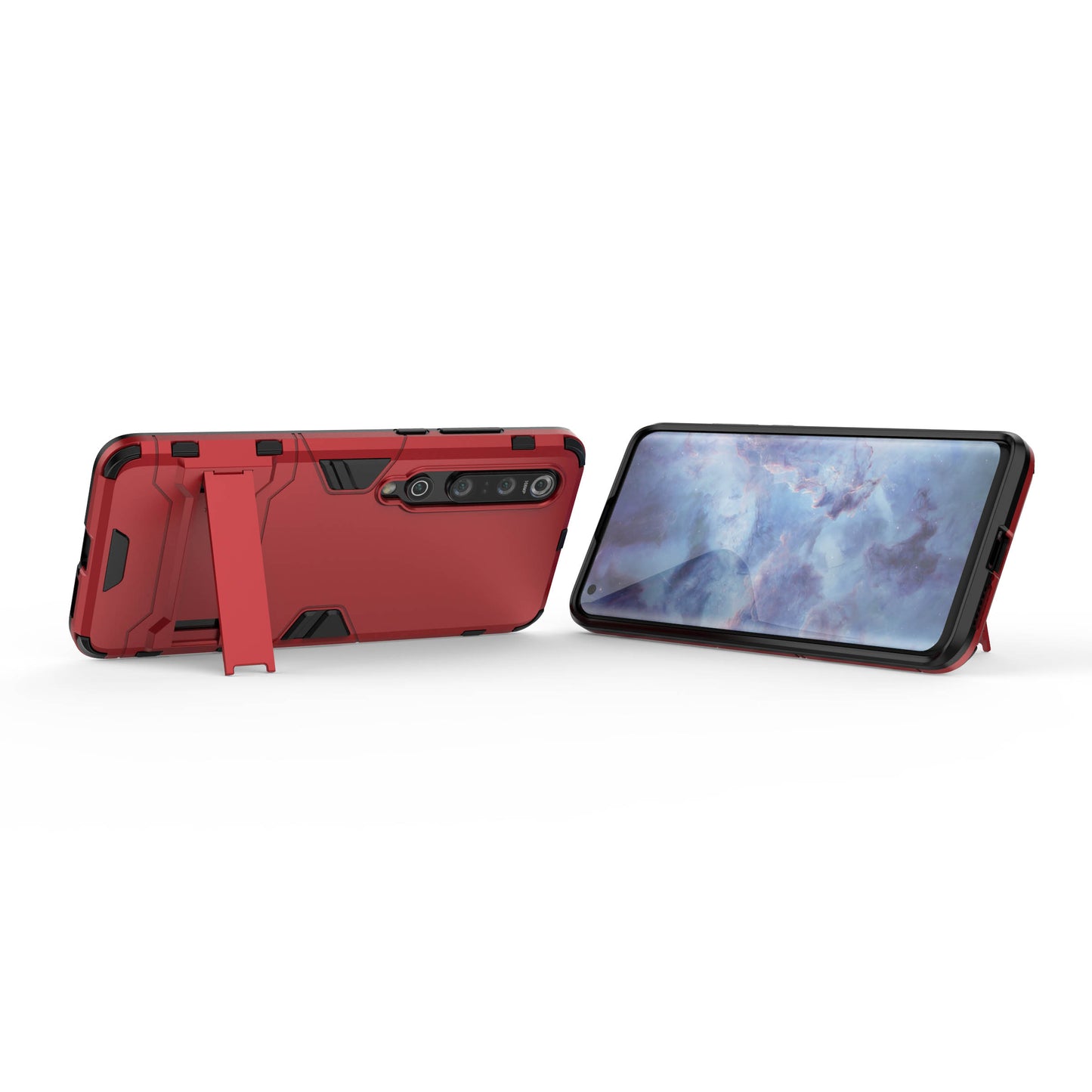 Cool Guard Hybrid PC + TPU Mobile Case with Kickstand for Xiaomi Mi 10 Pro