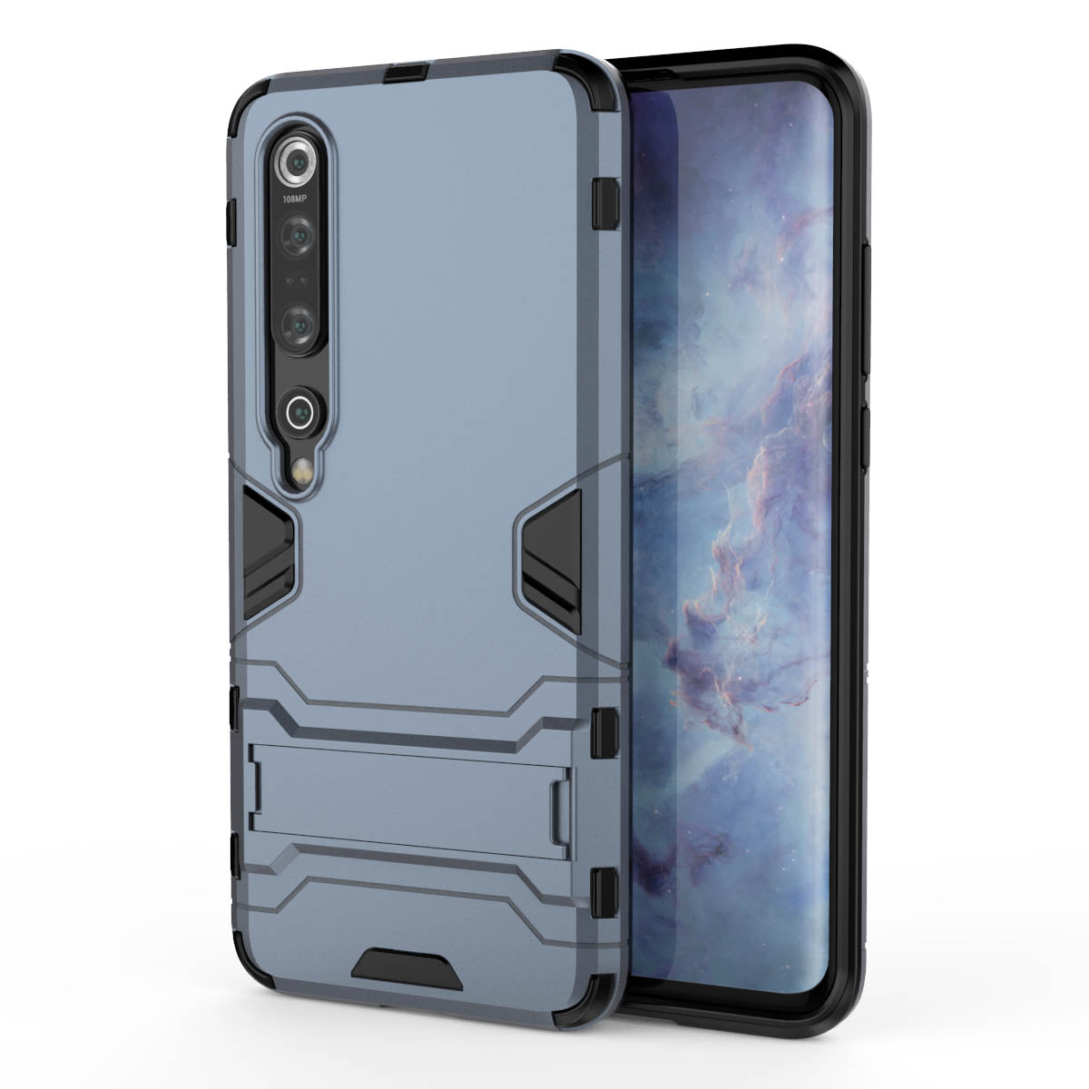Cool Guard Hybrid PC + TPU Mobile Case with Kickstand for Xiaomi Mi 10 Pro