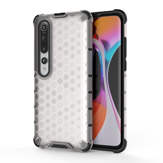 Honeycomb Pattern Shock-proof TPU + PC Combo Case for Xiaomi Mi 10
