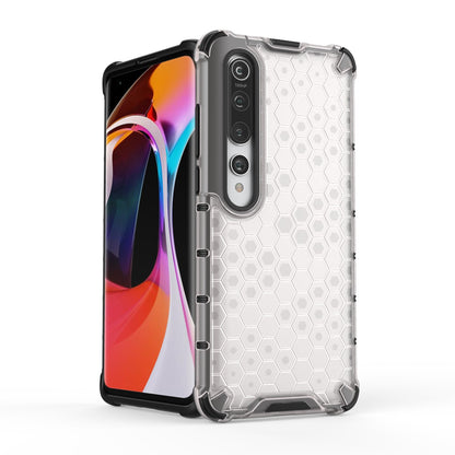 Honeycomb Pattern Shock-proof TPU + PC Combo Case for Xiaomi Mi 10