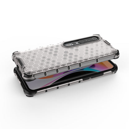 Honeycomb Pattern Shock-proof TPU + PC Combo Case for Xiaomi Mi 10