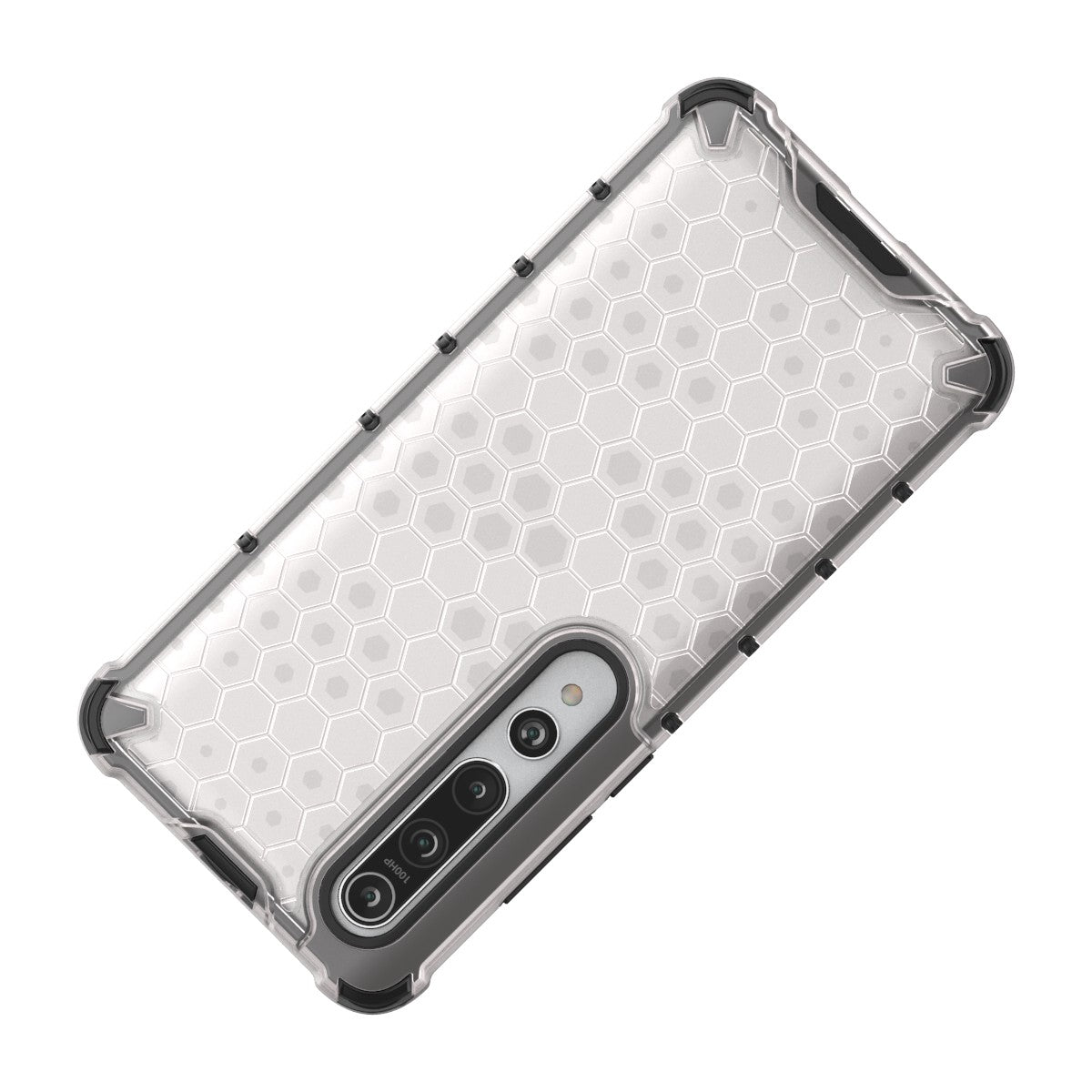 Honeycomb Pattern Shock-proof TPU + PC Combo Case for Xiaomi Mi 10