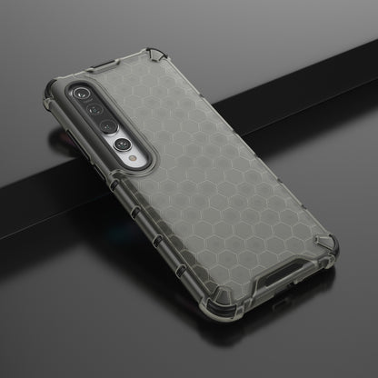 Honeycomb Pattern Shock-proof TPU + PC Combo Case for Xiaomi Mi 10
