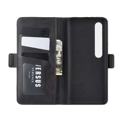 Double Clasp Flip Leather Wallet Stand Phone Case for Xiaomi Mi 10 Pro/Mi 10