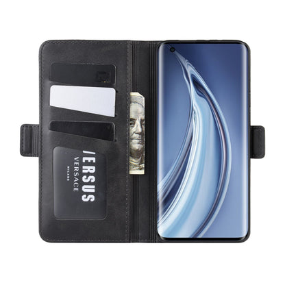 Double Clasp Flip Leather Wallet Stand Phone Case for Xiaomi Mi 10 Pro/Mi 10