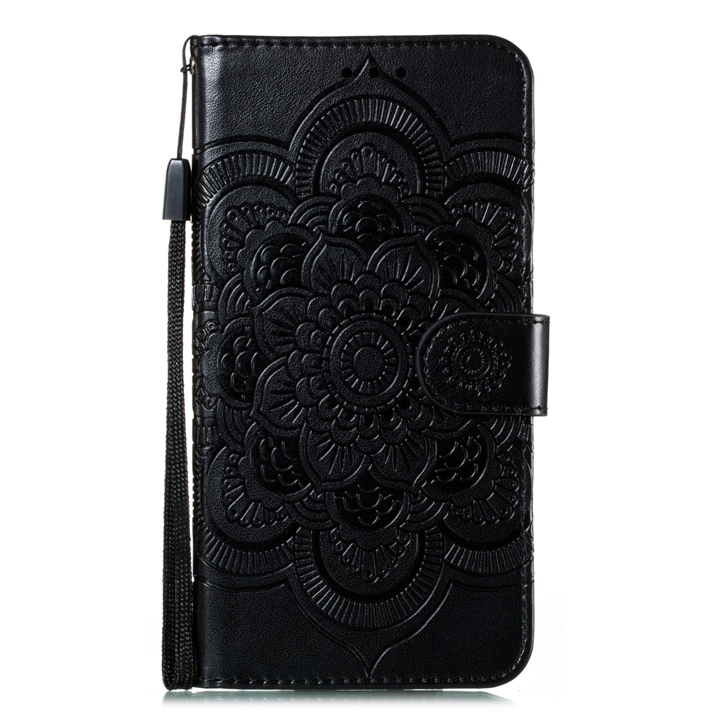 Imprint Mandala Flower Leather Wallet Stand Case for Xiaomi Mi 10 / Mi 10 Pro
