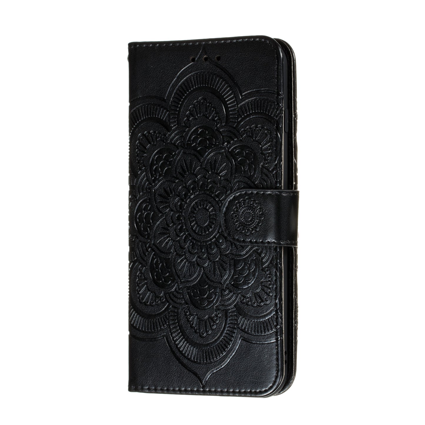 Imprint Mandala Flower Leather Wallet Stand Case for Xiaomi Mi 10 / Mi 10 Pro