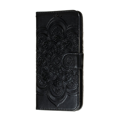 Imprint Mandala Flower Leather Wallet Stand Case for Xiaomi Mi 10 / Mi 10 Pro