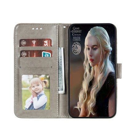 Imprint Mandala Flower Leather Wallet Stand Case for Xiaomi Mi 10 / Mi 10 Pro