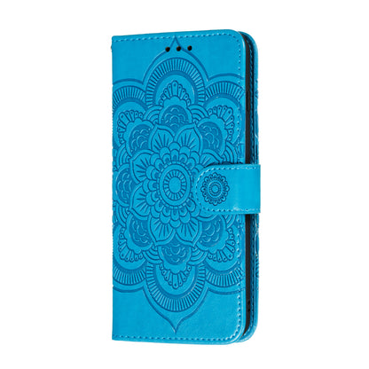Imprint Mandala Flower Leather Wallet Stand Case for Xiaomi Mi 10 / Mi 10 Pro