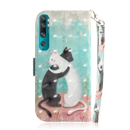 Light Spot Decor Patterned Leather Case Wallet Phone Shell for Xiaomi Mi 10/10 Pro