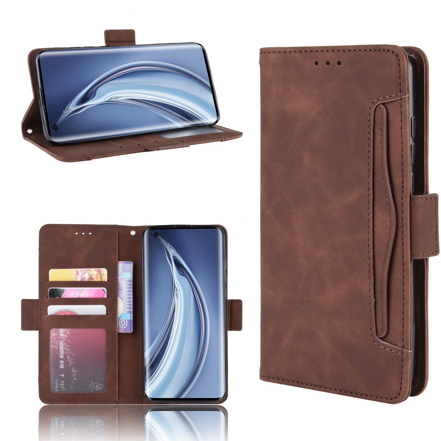 Special Wallet Leather with Multiple Card Slots Case for Xiaomi Mi 10/Mi 10 Pro 5G