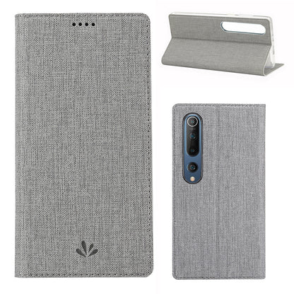 VILI DMX Cross Texture Stand Leather Card Holder Case for Xiaomi Mi 10 / Mi 10 Pro