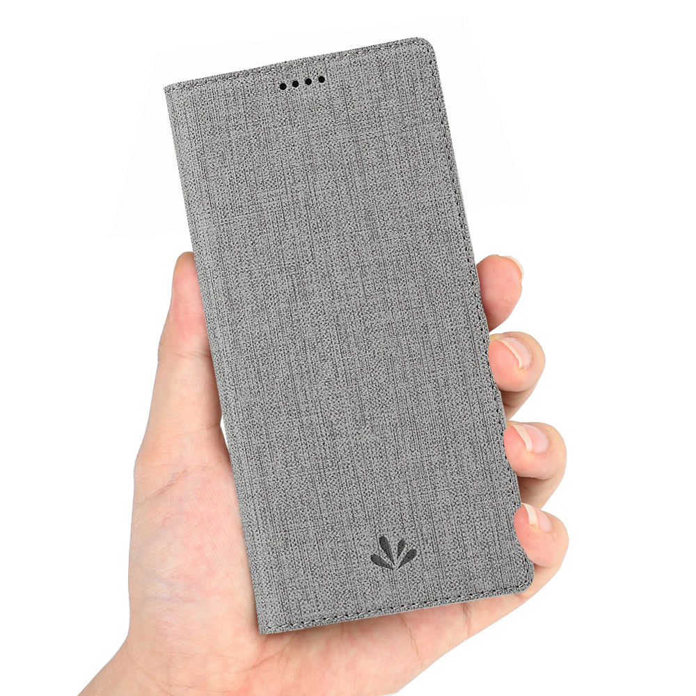 VILI DMX Cross Texture Stand Leather Card Holder Case for Xiaomi Mi 10 / Mi 10 Pro