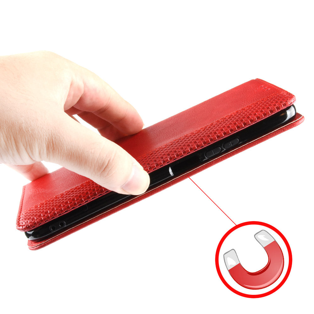 Auto-absorbed Retro Leather Wallet Case Shell for Xiaomi Mi 10 5G/Mi 10 Pro 5G