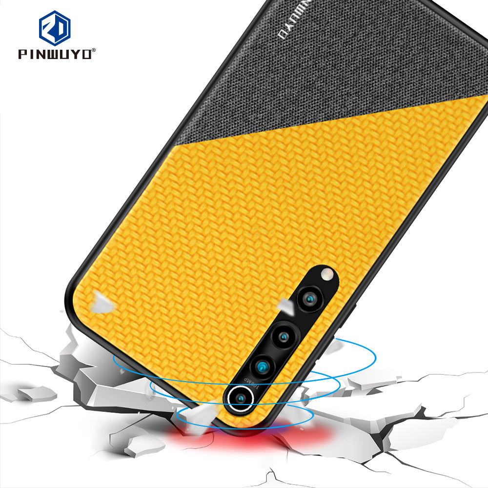 PINWUYO Honor Series PU Leather Coated PC + TPU Cover for Xiaomi Mi 10/Mi 10 Pro