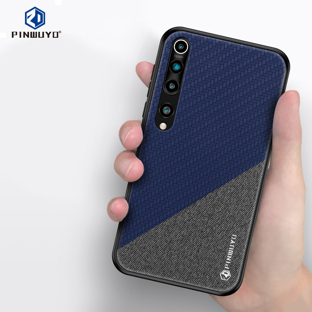 PINWUYO Honor Series PU Leather Coated PC + TPU Cover for Xiaomi Mi 10/Mi 10 Pro
