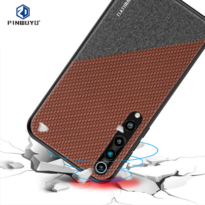 PINWUYO Honor Series PU Leather Coated PC + TPU Cover for Xiaomi Mi 10/Mi 10 Pro