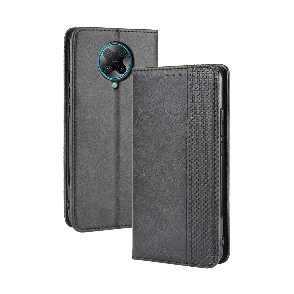 Retro Style Auto-absorbed Leather Shell for Xiaomi Redmi K30 Pro/Xiaomi Poco F2 Pro