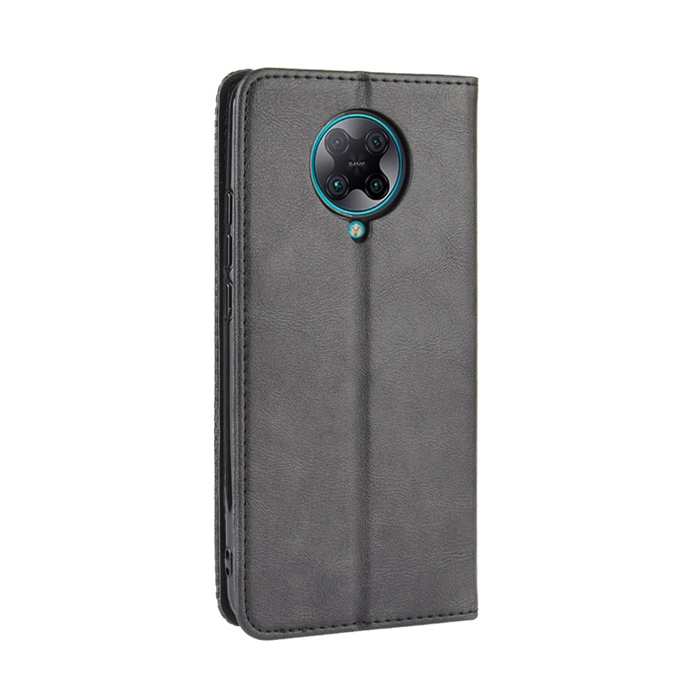 Retro Style Auto-absorbed Leather Shell for Xiaomi Redmi K30 Pro/Xiaomi Poco F2 Pro