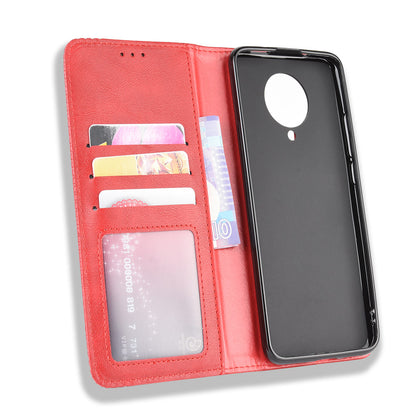 Retro Style Auto-absorbed Leather Shell for Xiaomi Redmi K30 Pro/Xiaomi Poco F2 Pro