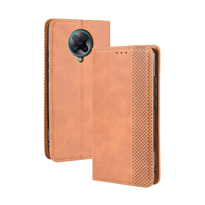 Retro Style Auto-absorbed Leather Shell for Xiaomi Redmi K30 Pro/Xiaomi Poco F2 Pro