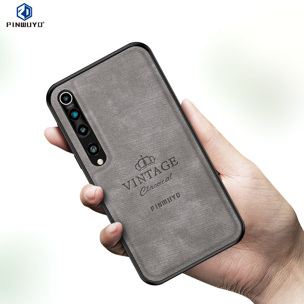 PINWUYO Honorable Series Leather Coated PC TPU Phone Case for Xiaomi Mi 10/Mi 10 Pro