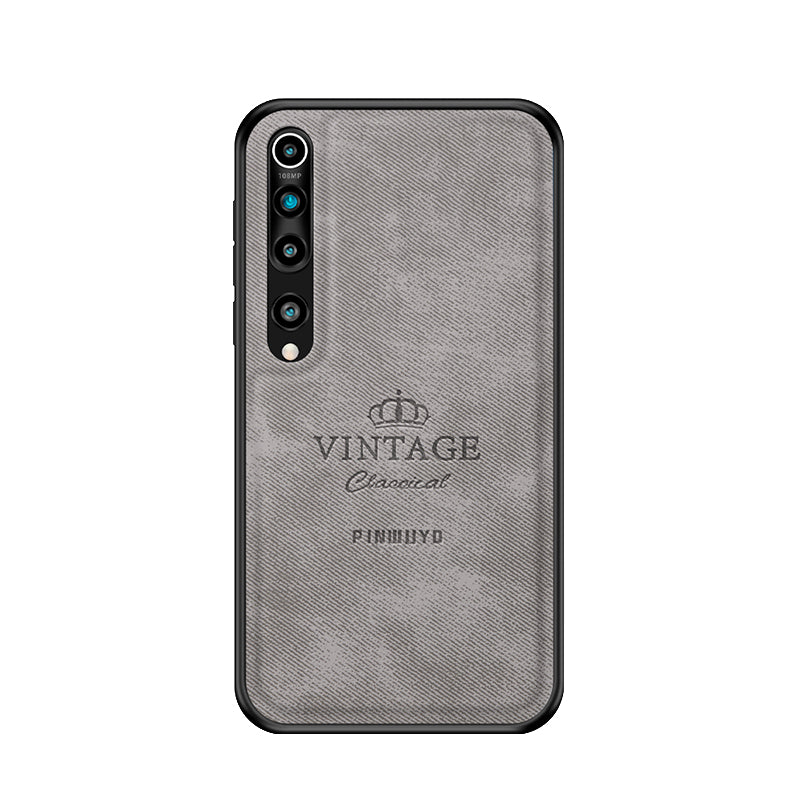 PINWUYO Honorable Series Leather Coated PC TPU Phone Case for Xiaomi Mi 10/Mi 10 Pro